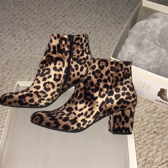 leopard print booties target